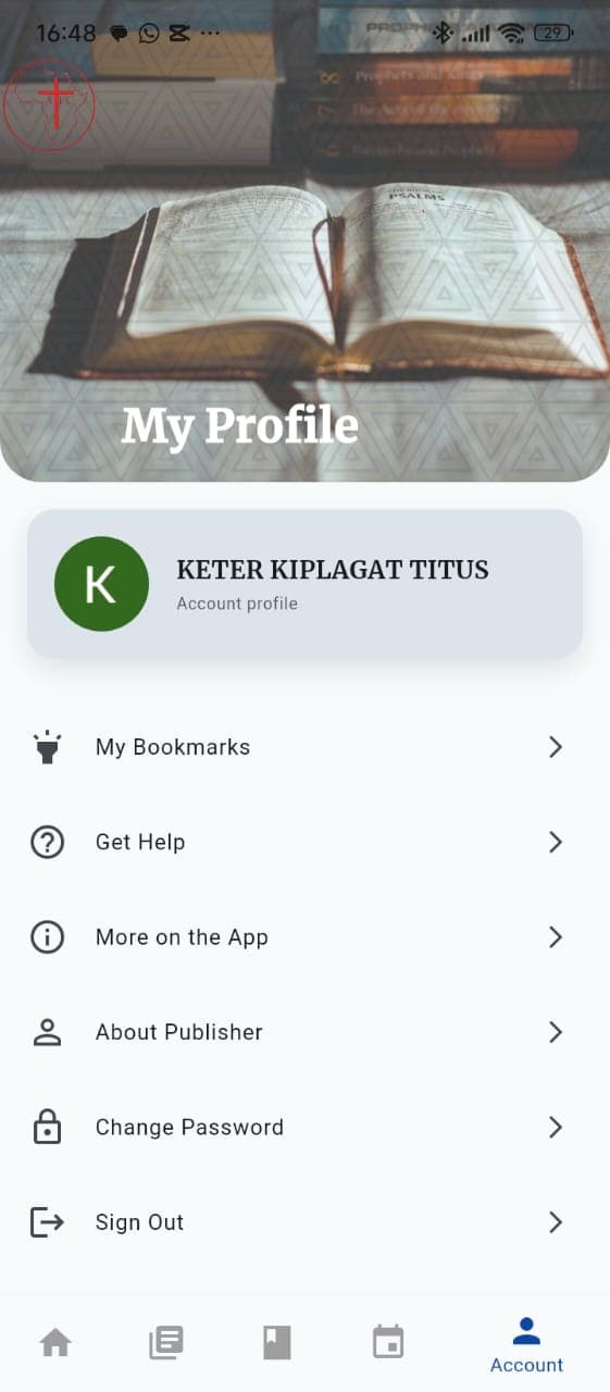 The Shepherd App mobile screenshot in light mode